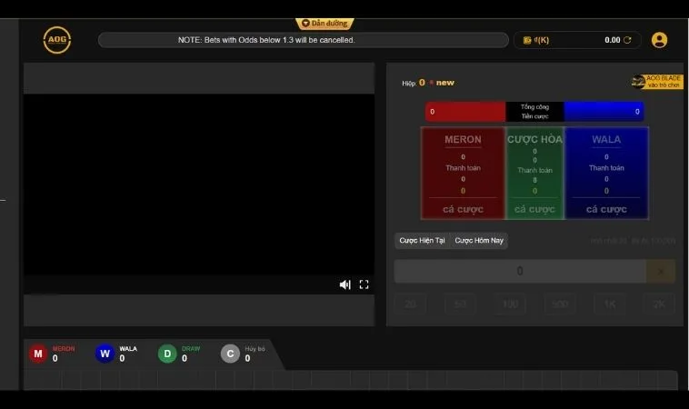 Giao diện cá cược đá gà EE88