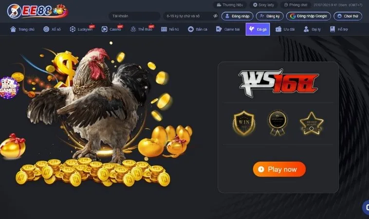 Đá Gà WS168 Tại EE88