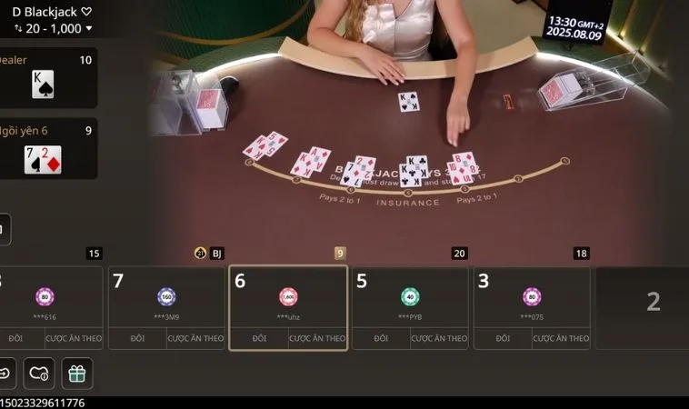 Chiến thuật đánh Blackjack Tại EE88 hiệu quả