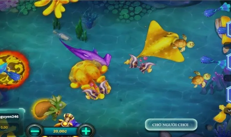 Giao diện chơi Thợ Săn Cá Tại EE88