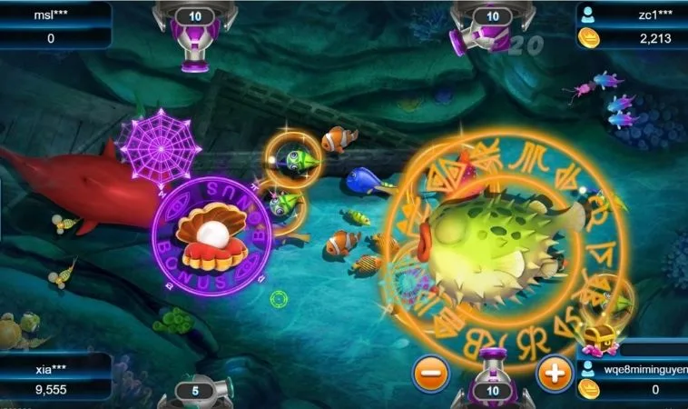 Các sinh vật trong game Vua Bắn Cá Tại EE88