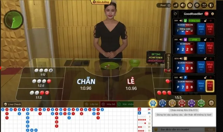 Bàn cược Xóc Đĩa Tại EE88